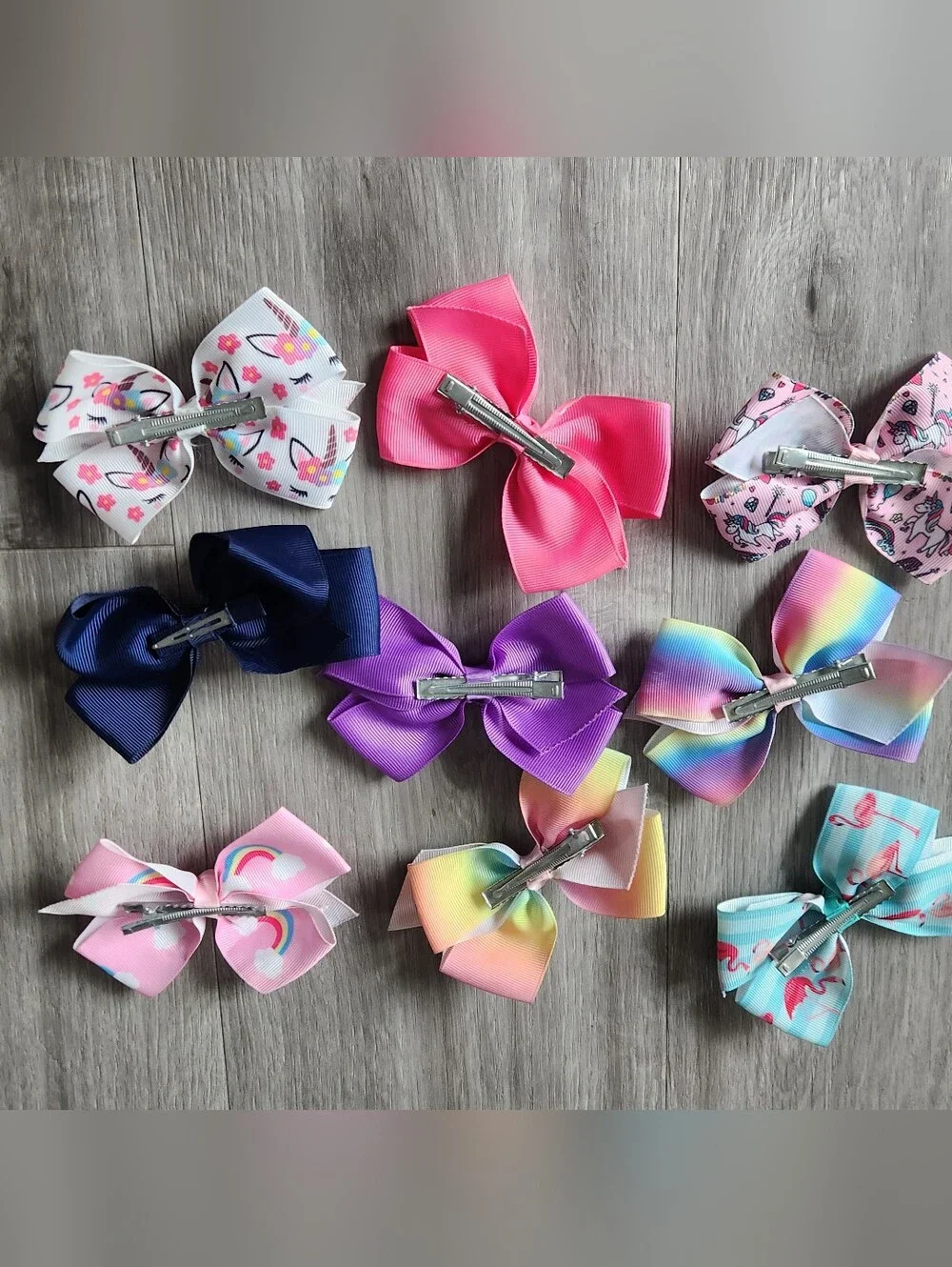 JoJo Siwa Hair Bows/clips Set Girls